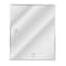 Head West® Glossy Chrome Float Rectangular Wall Mirror